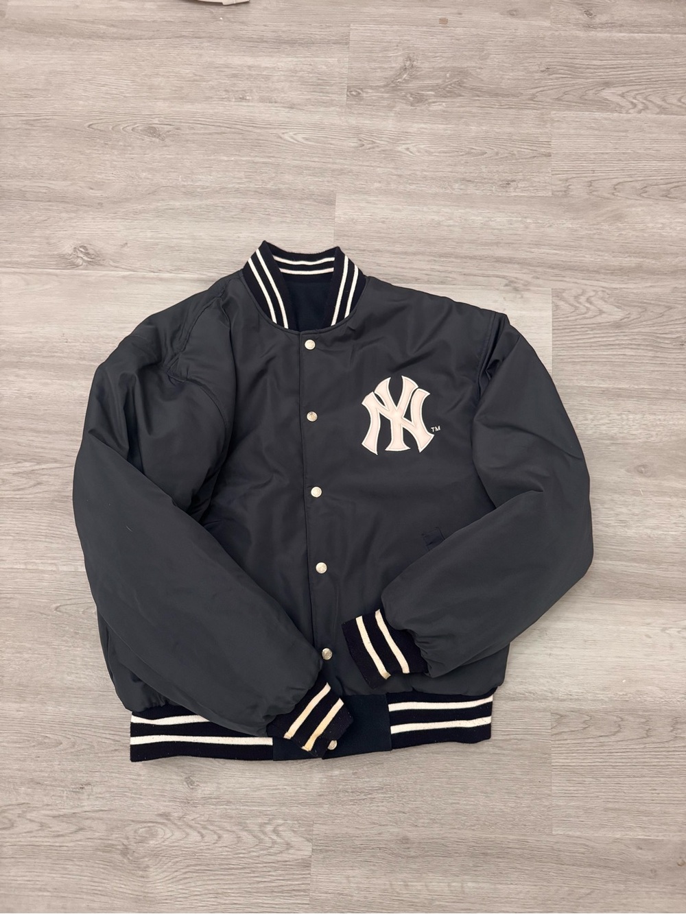 Vintage JH Design NY Yankees Reversible Jacket